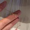 Plata de Ley S925 Brillante Fina Pequeños Diamantes Respiración de Bebé Collar Diseño de Nicho Cadena para Clavícula de Gama Alta Accesorios
