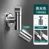 Grifo para Fregadero de Trapeador de Acero Inoxidable, Monomando Frío, Montado en Pared, para Balcón, Fregadero de Trapeador de Baño, Boquilla Universal a Prueba de Salpicaduras de Ángulo Amplio