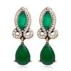 Pendientes de Resina Retro Europeos y Americanos con Forma de Lágrima e Incrustaciones de Diamantes, Joyería Disponible en Aliexpress