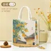 Osmanthus Dourado Dá Boas-Vindas ao Festival do Meio do Outono Bolsa de Presente Bolsa de Lona DIY Bolsa de Presente do Festival do Meio do Outono Bolsa Tote Bolsa de Lona Caixa de Presente