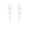 Pendientes geométricos exquisitos y elegantes con borlas para mujer, lujo ligero, alta gama, moda, pendientes de temperamento, pendientes de diseño de nicho, venta al por mayor