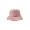 Nuevo estilo de sombrero de pescador de piel de conejo sintética gruesa para mujer, otoño e invierno, color sólido, combina con todo, estilo coreano, cálido, retro, para lavabo.