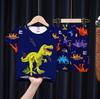Pijama de Verano de Manga Corta para Niños Pijama Infantil para Niños Dibujos Animados para Niñas Ropa de Casa Delgada para Niños Medianos y Grandes