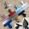 Portanúmeros de Acero Inoxidable de 300 mm Soporte Mariposa para Tickets Soporte Metálico para Notas Financieras Material de Oficina Papelería Clip de Hierro