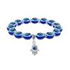 Producto de gran venta transfronteriza: Ojo Turco de la Suerte Moda Colgante de Vidrio Azul Hamsa Casual Versátil Collar