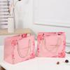 Em estoque tamanho pequeno Pink Gift Bag Birthday Gift Packaging Bag Saco de presente cosmético Saco de presente de mão Saco de doces Saco de papel
