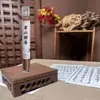 Pescador solitario con caña de pescar quemador de incienso uso doméstico quemador de incienso de áloe madera de sándalo quemador de incienso creativo estilo chino adorno de quemador de sándalo
