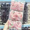 2 Piezas por Tarjeta, Lindos Pasadores de Hielo de Fruta Rosa Flor de Cerezo Encaje para el Cabello, Diademas Infantiles Empaquetadas en Tarjeta