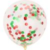 Globo de Lentejuelas Empujar y Barrer Código Regalo Pequeño Decoración Festiva de Boda Globo de Confesión Globo de Látex Transparente con Confeti