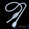 Sifón para cambio de agua de acuario, tubo para cambio de agua, limpieza de arena, tubo para bombeo de excrementos de peces, bolsa de aire suave para evitar fugas de agua