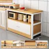 Cozinha rack multifuncional armário chão mesa de corte bancada multicamadas armário de armazenamento para micro-ondas armário lateral estreito