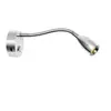 Luz de RV com Toque e Dimmer 12V-30V LED 3W Luz de Leitura para RV Porta de Carregamento USB Mangueira Flexível Luz para Barco Iate