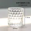 Uma Variedade de Copos de Vidro Transparentes Criativos para Velas de Aromaterapia Sem Fogo, Copo de Vidro para Velas de Aromaterapia DIY, Castiçal