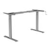 Mesa elevadora eléctrica formal de dos secciones accionada por manivela/escritorio para personal de muebles Banco de trabajo