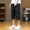 Pantalones Casuales Deportivos de Verano Clásicos Simples Versátiles de Longitud Media para Hombres Jóvenes Deportes al Aire Libre Delgados Casuales de Siete Puntos