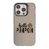 Funda Láser de Manzana de Halloween 15Pro Leopardo Calabaza iPhone16 Acrílico Degradado 14 Funda para Teléfono