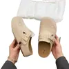 Meia-calça Retro com Aumento de Altura Birkenstock Shoes para Mulheres, Nova Moda Outono 2026 Versátil Elegante Slip-On Casual Chinelos Fechados para Mulheres