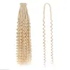 Peluca de Fieltro de Doble Extremo Estilo Europeo y Americano de 24 Pulgadas Trenzas de Ganchillo Hechas a Mano Extensiones de Cabello de Fibra Sintética de Baja Temperatura de un Solo Hilo Trenzas Profundas