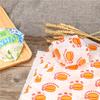 En existencia, venta al por mayor, papel para hamburguesas, sándwich, papel para envolver pasteles, rollo de pollo de Beijing antiguo, rollo de arroz, papel a prueba de aceite