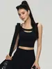Chaleco deportivo de una pieza para mujer con almohadillas en el pecho incorporadas, top de yoga tipo dos piezas, shorts de secado rápido, conjunto de Pilates