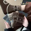 Calcetines Retro Fair Isle para Mujer, Lindos Calcetines de Dibujos Animados de Animales para Otoño e Invierno, Calcetines Holgados con Bloques de Color, Calcetines para Mujer al por Mayor