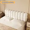 Respaldo de cama terciopelo de oso de peluche bola de nieve cojín para el hogar dormitorio crema engrosado tatami nueva almohada suave con envío gratis