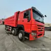 Caminhão Basculante Usado Howo 4x4 e 8x4 Exportado para África Caminhão de Engenharia de Mineração de Ponte Dupla 371 Cavalos de Potência
