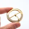 Hebilla con Incrustaciones de Diamantes Japonesa y Coreana Hebilla Anillo de Enchufe Cinturón de Lazo para Ropa Accesorios de Moda Accesorios para Ropa Venta al por Mayor