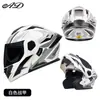Casco Eléctrico para Motocicleta para Hombres y Mujeres, Casco Integral para Todas las Estaciones con Certificación 3C/Dot, Casco Abatible
