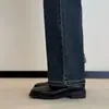 Botines Gruesos de Tacón Cuadrado Retro para Mujer 2026 Estilo Nuevo, Elegantes, Versátiles y Atractivos, Botas Estilo Británico, Botines Chelsea