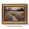 Vila Dafen em Shenzhen Moldura Dourada Estilo Vintage Pintura Spray Arte de Parede para Quarto Cão Preto Animal Decoração de Parede Impressão Pintura Decorativa para Sala de Estar