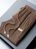 Pantalones Largos Holgados de Pierna Ancha para Hombre de Verano, Transpirables, de Seda Helada, Ultra Delgados, Modernos, de Secado Rápido, con Efecto de Caída de Alta Gama, Pantalones Casuales