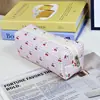 Venda Direta da Fábrica Nova Bolsa de Armazenamento Bolsa de Lápis Resistente a Manchas Estilo Ins Feminino Grande Capacidade Nicho Não Colidente Papelaria Bolsa de Cosméticos