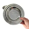 Placa de Acero Inoxidable 316, Plato de Cena, Plato para Servir, Plato para Empanadas Doméstico, Plato para Servir de Gama Alta, Plato para Snacks, Plato Redondo para Niños