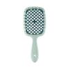 Peine Hueco de Paja de Trigo Platinum Fly para Cabello Largo de Mujer, Peine Masajeador de Meridianos del Cuero Cabelludo Antiestático para la Caída del Cabello