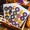 Pegatinas de Dibujos Animados de Halloween para Comercio Exterior, Pegatinas Decorativas para Fiesta de Vacaciones, Papel Etiqueta para Regalo de Dulces de Halloween
