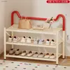 Zapatero para niños, zapatero multicapa para uso doméstico, adecuado para entradas, pasillos, plegable, simple, pequeño y estéticamente agradable - una gran solución de almacenamiento para zapatos