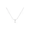 Elegante Collar de Acero de Titanio con Perlas para Chicas Picantes, No se Desvanece, Sensación de Alta Gama, Cadena para Clavícula, Accesorio de Cadena para el Cuello Versátil de Lujo Ligero de Nicho