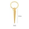 Qk170 Anillo de Aluminio de Hierro para Extensiones de Cabello Trenzas Rastas Accesorios de Joyería de Aleación de Zinc DIY Suministro Directo de Fábrica Colgante