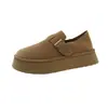 Nuevos Zapatos Bean Bean para Mujer Zapatos Individuales Zapatos Birkenstock Birken 2026 Otoño Invierno Mocasines Slip-ons Suela Gruesa Versátiles Casuales