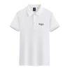 Polo Camiseta de Manga Corta Solapa Ropa de Trabajo Logotipo Estampado Personalizado Uniforme de Clase para Niños Ropa Familiar Camiseta Publicitaria Personalización DIY