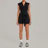 Vestido de Tenis Deportivo Qiusha sin Copas, Anti-Exposición, Ropa Interior Desmontable, Vestido de Tenis Fitness Yoga 2803