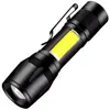 Linterna LED de luz fuerte carga USB ultra brillante largo alcance pequeña mini portátil multifuncional para el hogar duradera luz