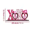 Carta de Amor del Día de San Valentín Transfronteriza Adornos de Madera Regalos Festivos Accesorios de Decoración de Mesa para Fiestas En Stock