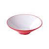 Vajilla de Melamina Tazón Cónico Bicolor Tazón Comercial para Fideos Tazón para Hot Pot Picante Tazón Redondo para Ramen Tazón Específico de Restaurante para Sopa de Caracoles