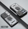 Adecuado para Xiaomi 14T PRO Funda para teléfono con anillo Battle Bear Xiaomi 14T PRO Funda armadura con ventana deslizante