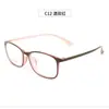Gafas Cuadradas Ultra Ligeras de Marco Negro Tr90, Armazones para Gafas de Prescripción Unisex, Venta Directa del Fabricante de Gafas de Danyang 6837