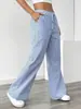 Amazon Marca de Moda Europea y Americana Comercio Exterior Transfronterizo 2026 Nuevos Pantalones Largos de Rayas Moda Casual Callejera Sueltos de Pierna Ancha