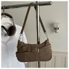 Bolso de axila con diseño de hebilla de cinturón de nicho vintage para mujer 2026, bolso de hombro de alta gama moderno y versátil para mujer