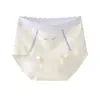 Roupa íntima feminina Classe A Algodão Puro Virilha Tamanho Grande Sem Costura Cintura Alta para Meninas Controle de Barriga Calcinhas para Meninas Embaladas Individualmente